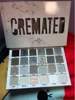 Unused Jeffrey Star Cremated eyeshadow pallet