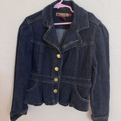 Apple Bottoms Denim Jacket Kids M