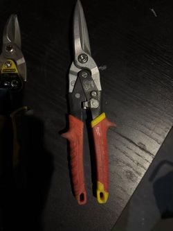 Heavy Duty Sheet Metal Tin Snips Pair - Wiss & Milwaukee