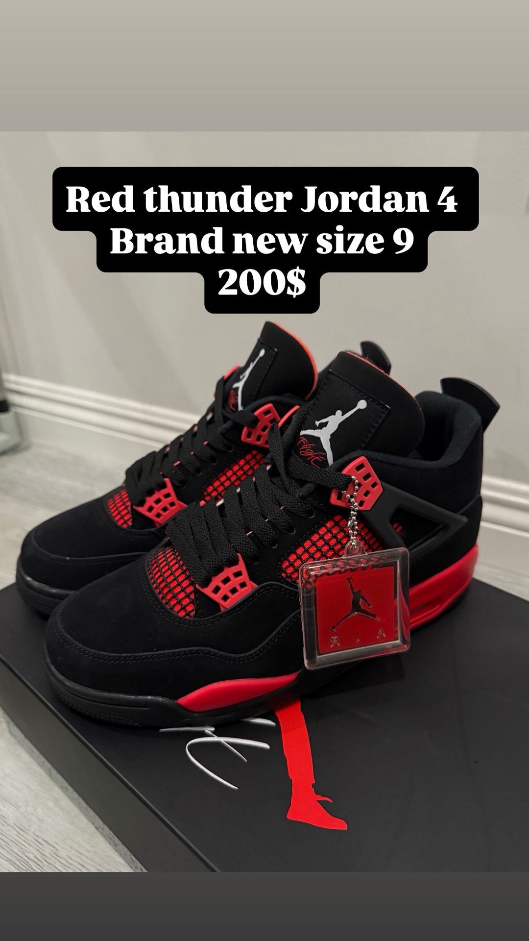 Jordan 4 Red Thunder
