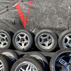 17” SS Impala Wheels Rims Tires $450 No Center Caps 