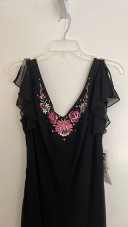 Never Worn! Black Mid-calf Cocktail Dress