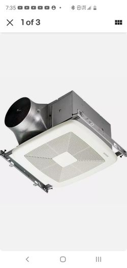 Broan ZB110 110 CFM 0.3 Sone Ceiling Mounted Energy Star Rated - White