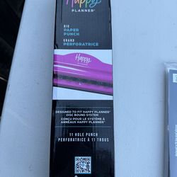 Happy Planner Big Paper Punch and 6mo tab packs