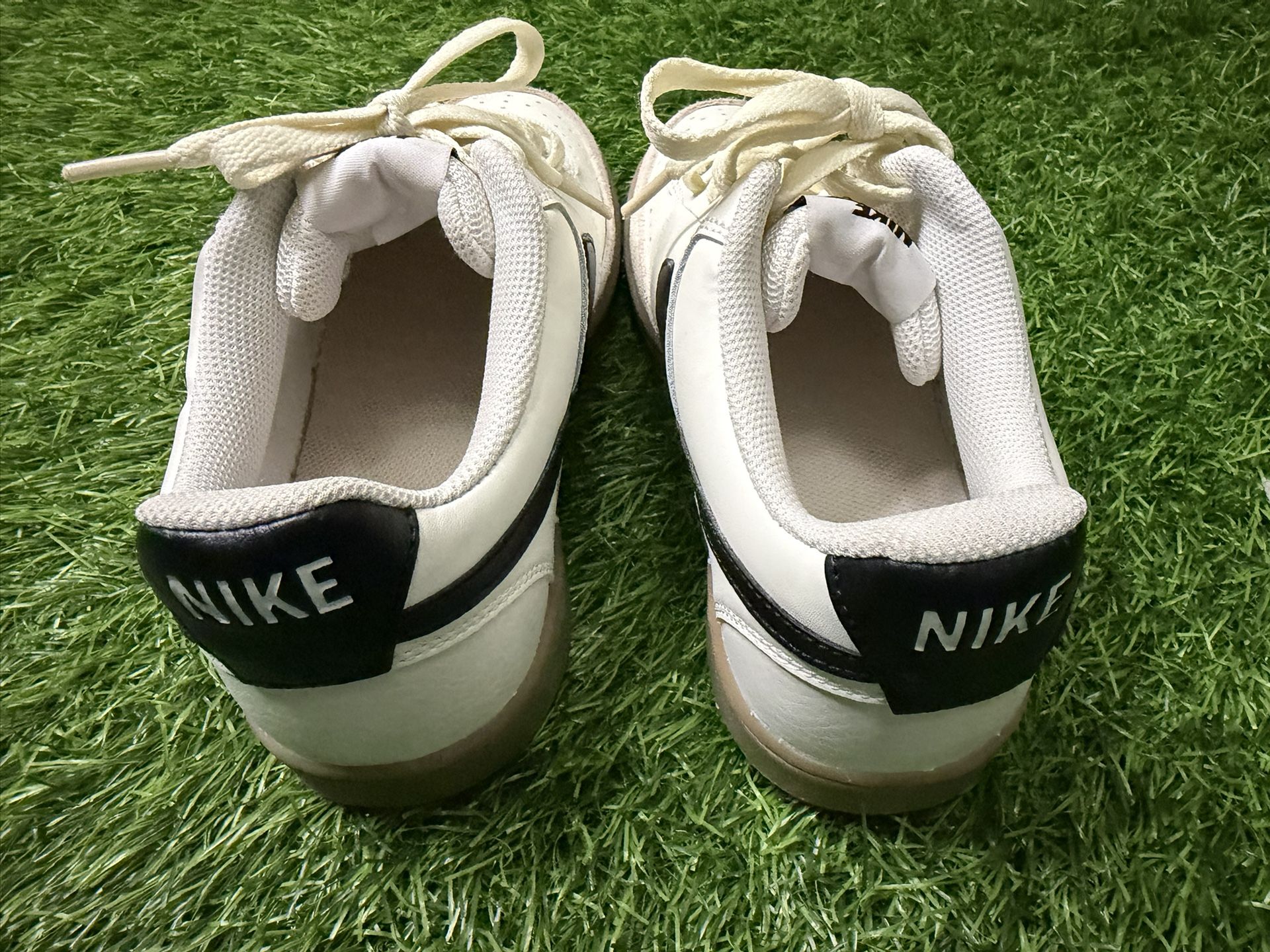 Men’s 8 women’s 9.5 Nike Court Vision Low 'White Black Gum' FQ8075 133