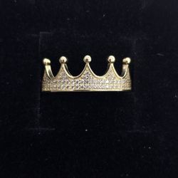 10kt Real Gold Crown Ring 
