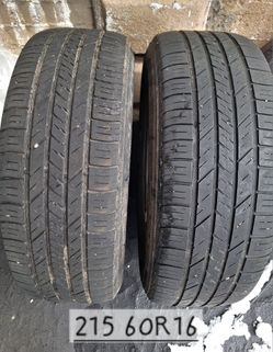 Tires Set Of 2 Size 215 60R16 Toyota Camry 