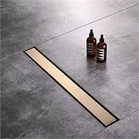 Linear Shower Drain Gold 48 Inches (New in Box)