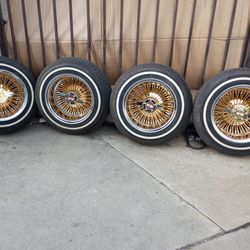 Old school vintage spokes Appliance wire wheels for Sale in LAKE MATHEWS,  CA - OfferUp