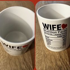 Wife Nutrition Facts Best Wife Ever Mug