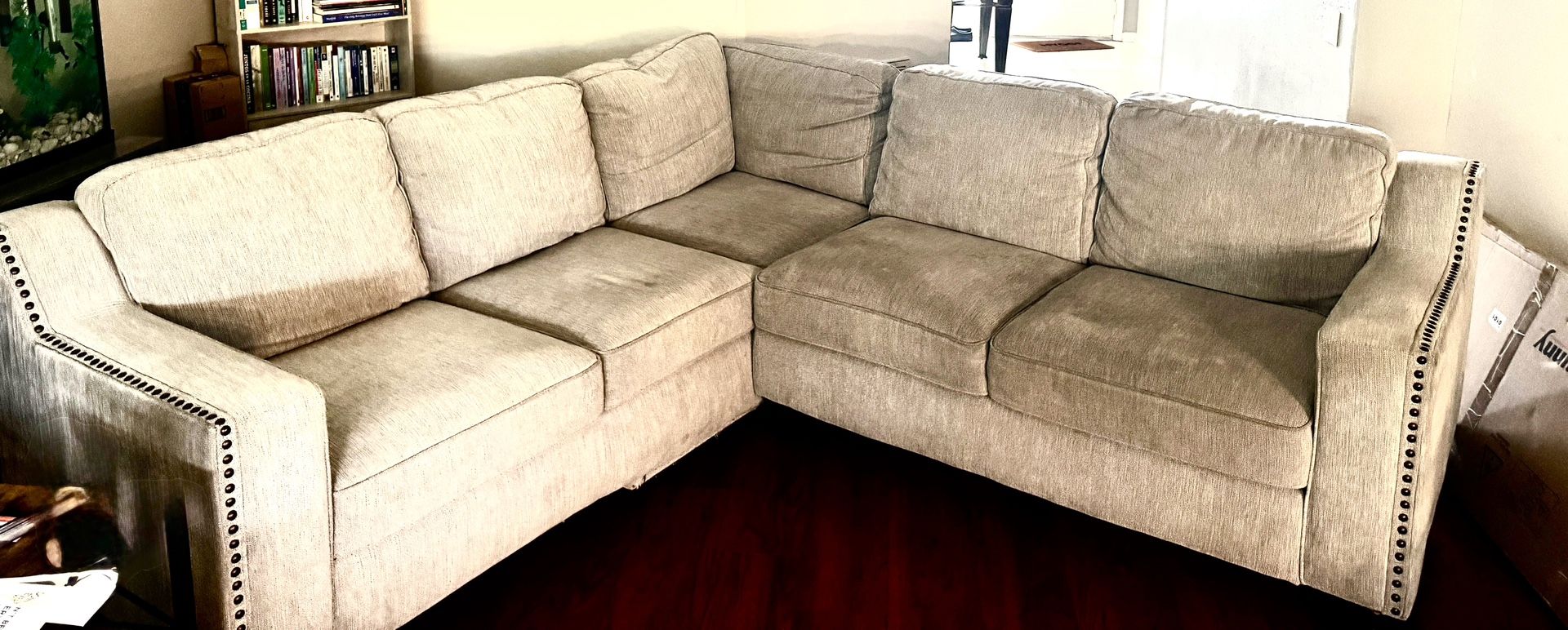 Gray Sectional Sofa – Gently Used