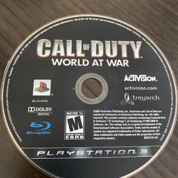 Call Of Duty: World At War (Sony Playstation 3, PS3, 2008) 