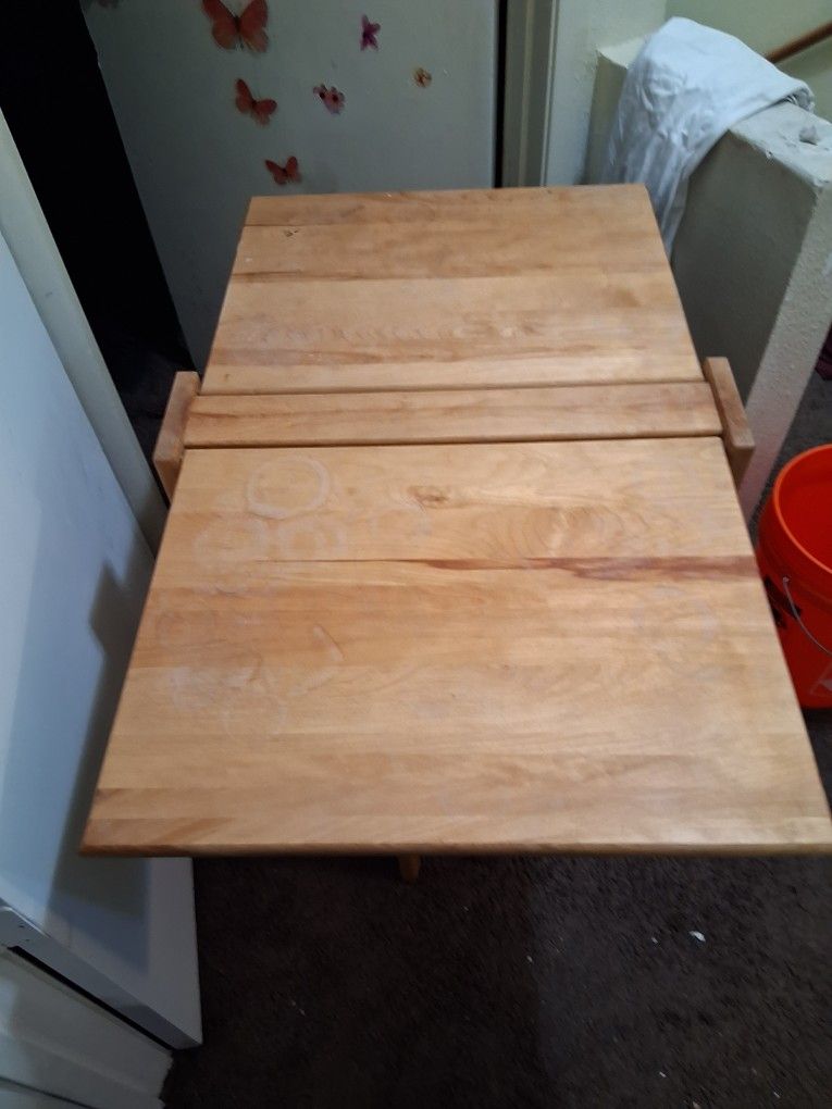 Old Wooden Drop Table 
