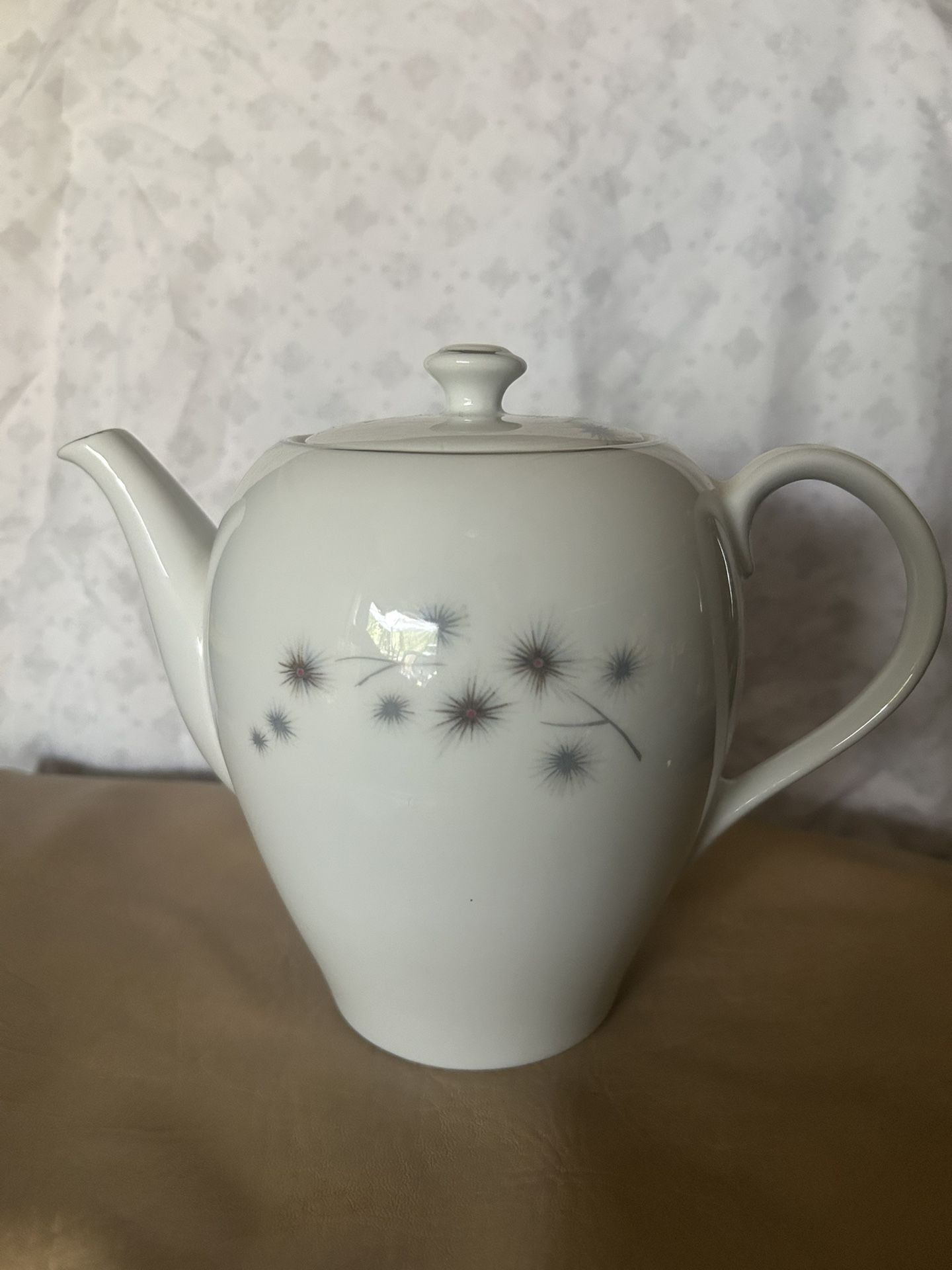 Vintage Creative Fine China Teapot – Japan – Starburst Pattern #1014
