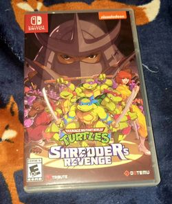 TNMT Shredders Revenge For Switch 1 & 2
