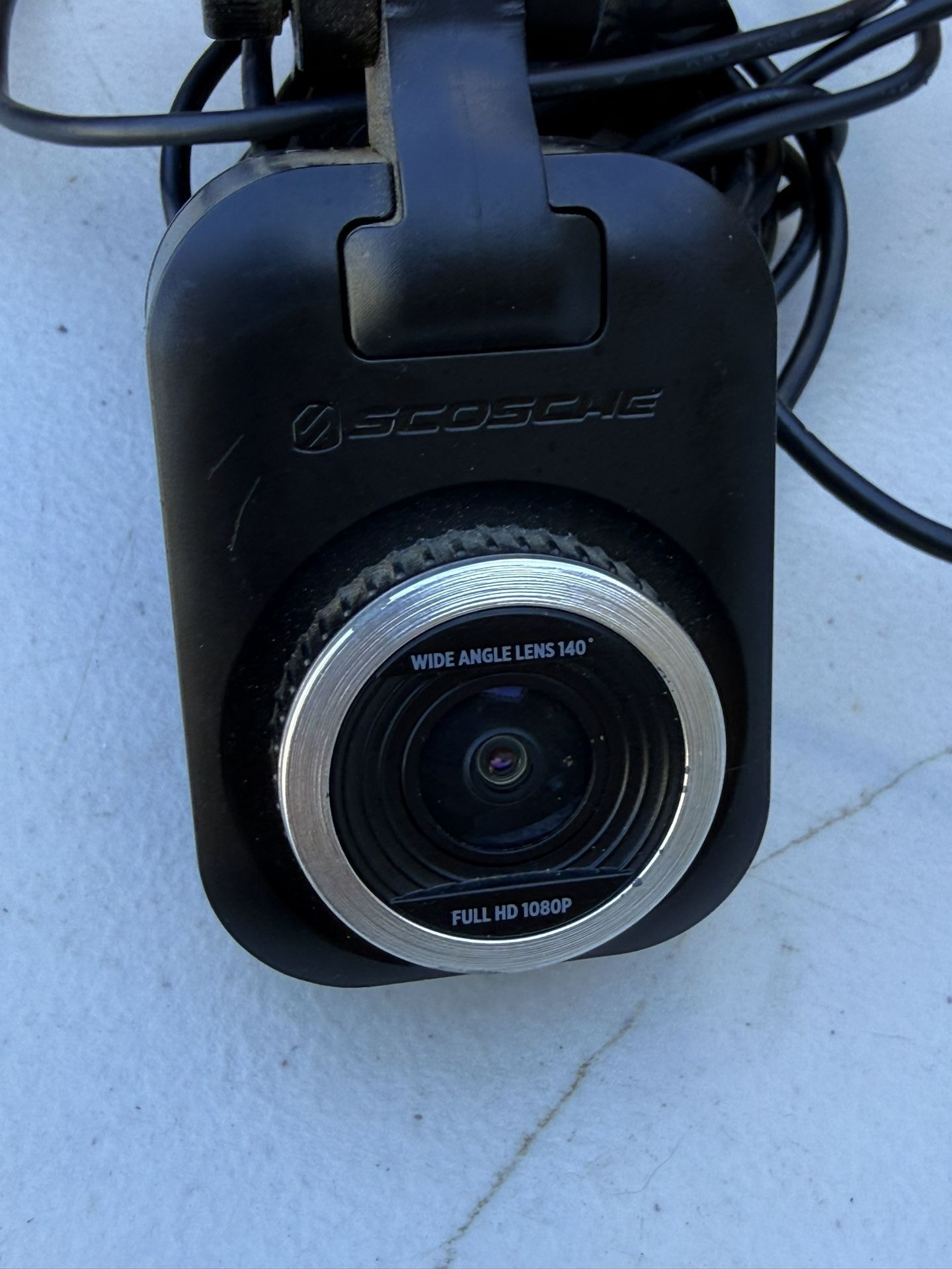 Scosche NEXS1 Full HD 1080P Smart Phone Enabled Dash Cam Powered by Nexar with 64GB Micro-SD Card - WiFi & Bluetooth - Car Security Camera System with