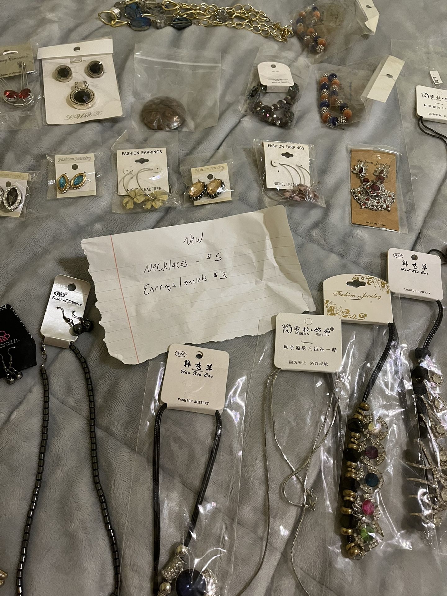 New Necklaces/earrings/bracelets