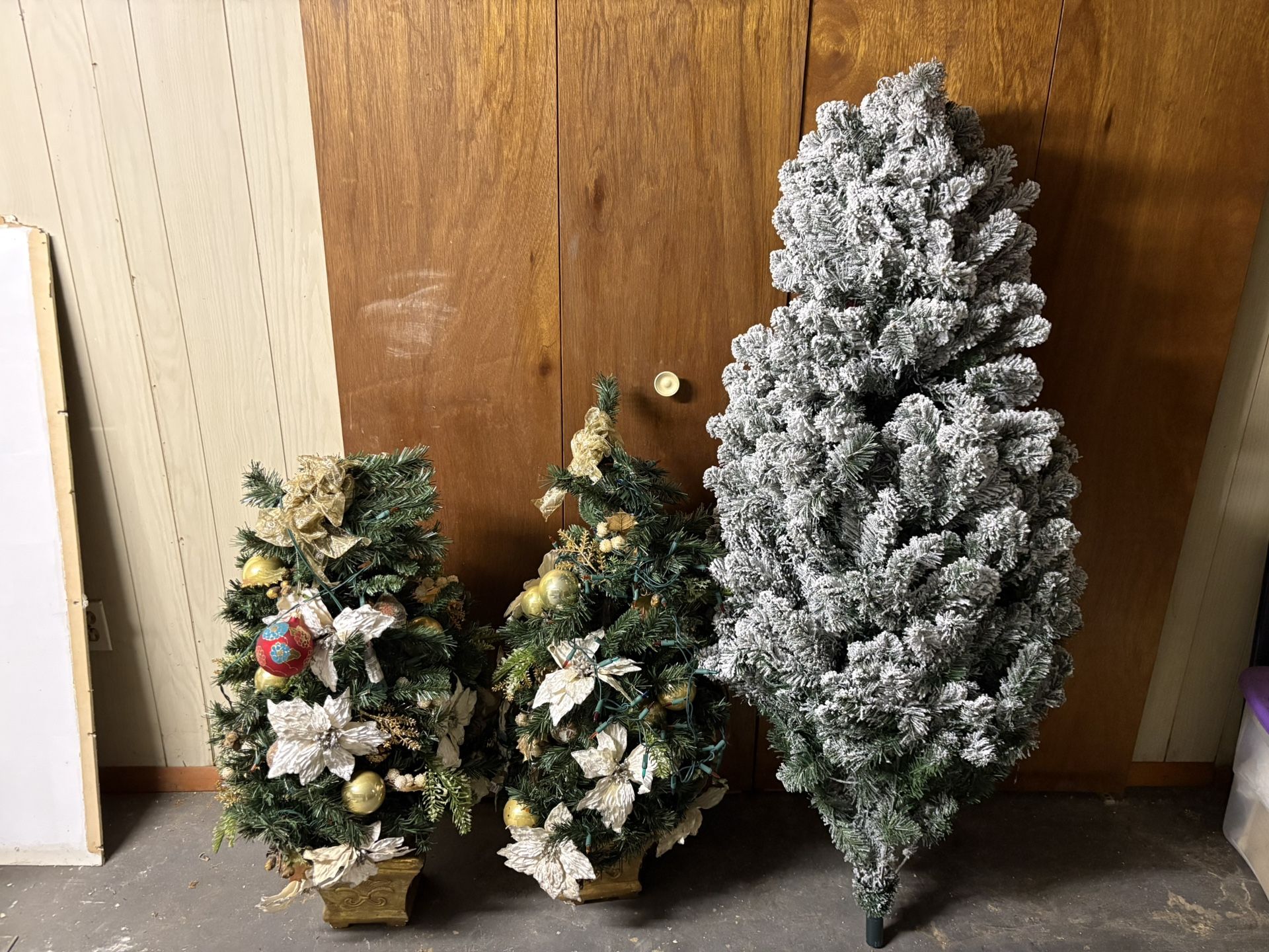Christmas trees ($85 for all of them)