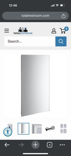 Backlit Mirror 18”x36”