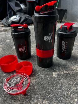 Spyder bootle. 3 compartments shaker. Brand new.