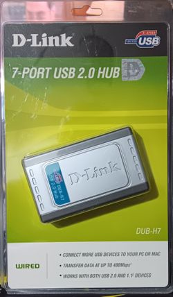 D-Link DUB-H7 7 Port USB 2.0 Hub