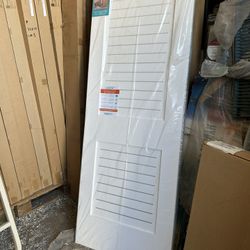 Hi everyone we have this nice door size eightdoors 30 in. x 80 in. x 1-3/8 in. White Finished Flat Louver Solid Core Wood Interior Slab Door.  Retail 