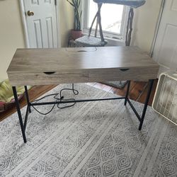 Desk With Outlets And USB