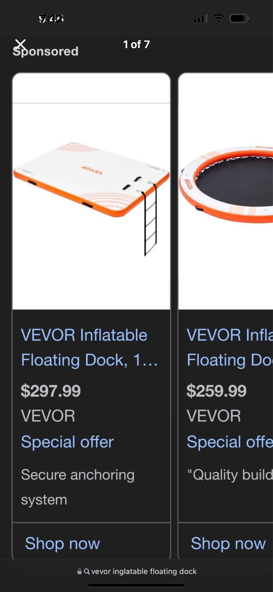  Brand New Inflatable Platform