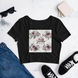 Woman's Cropped Top Tshirt
