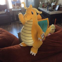 Pokemon Dragonite Giant Plushie