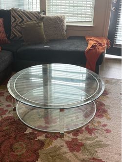 Round Glass Table