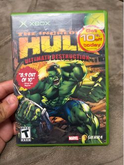 The Incredible Hulk Ultimate Destruction OG Xbox Game