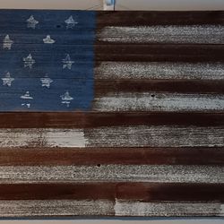 American Wood Flag