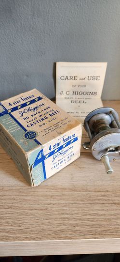 Vintage JC Higgins No. 3101 Fishing Reel