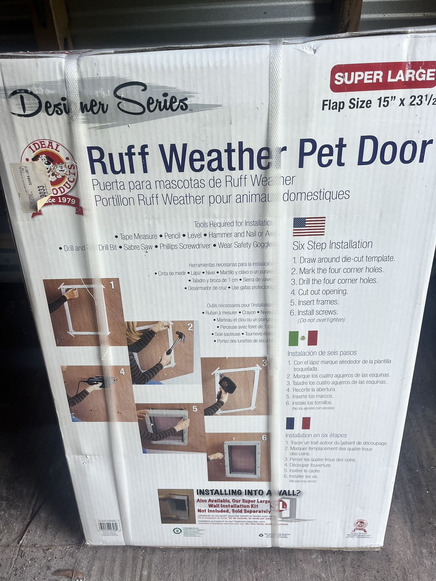 Ruff Weather Large Pet Door 15x23 1/2