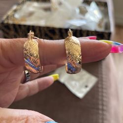 Small Tube Gold Filled Hoop