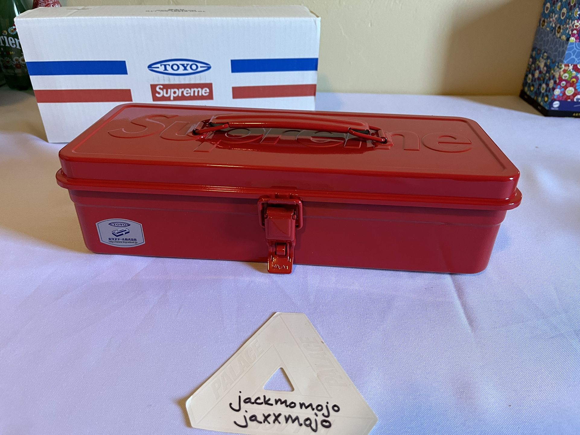Supreme T-320 Tool box RED 未開封 Supreme TOYO Steel T-320 Toolbox