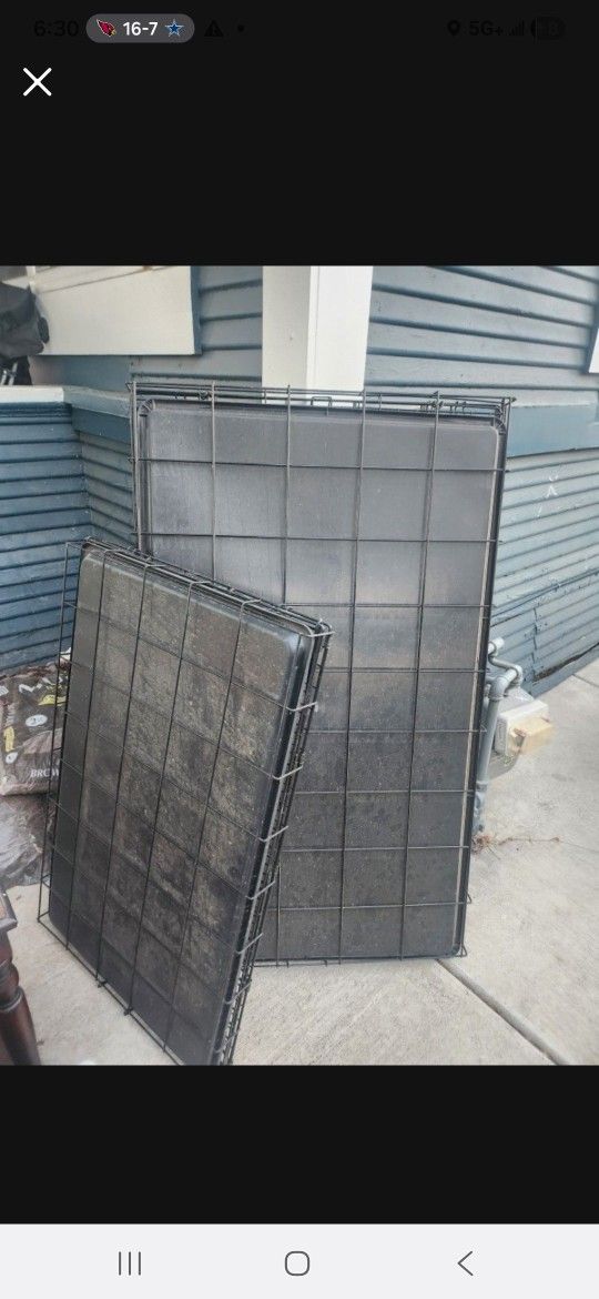 Used Large Dog Kennel 47Lx 29wx 27H