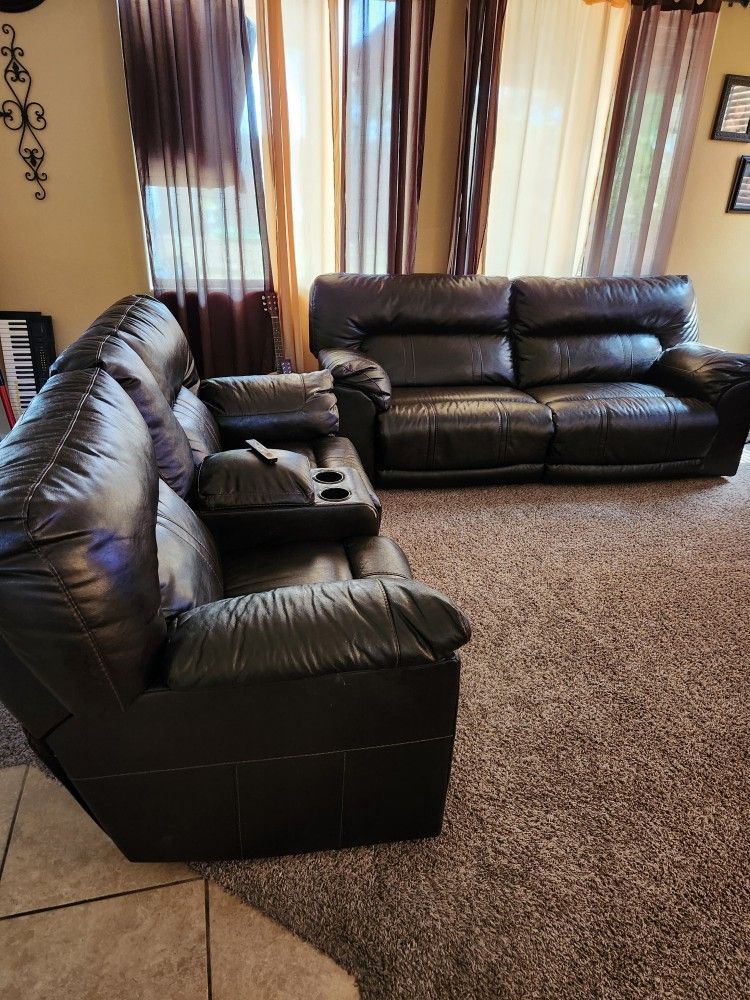Leather Couch