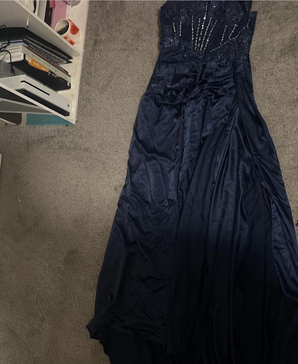 Navy Blue Formal Dress