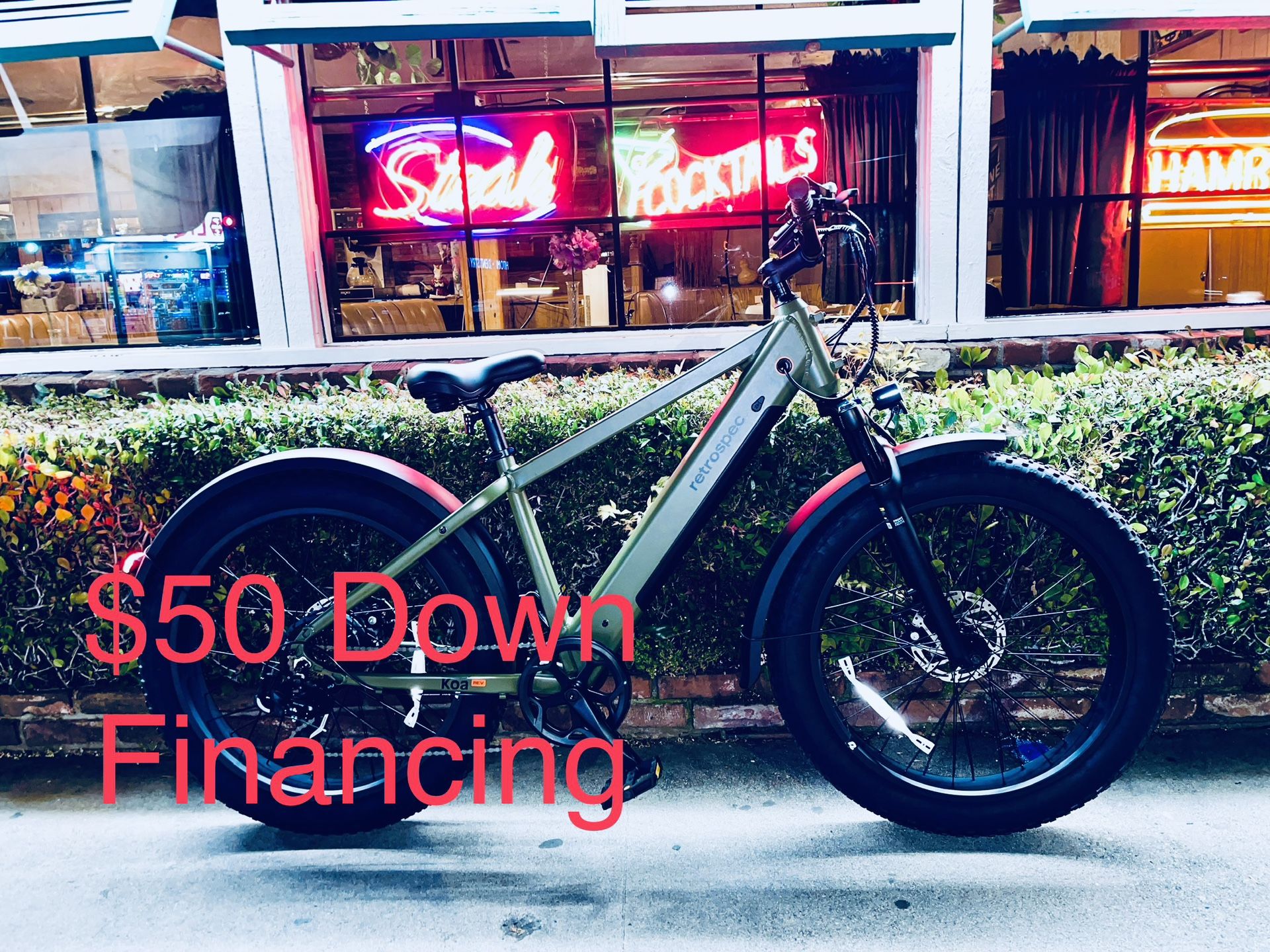 🇺🇸🏔️$50 Special Financing💰Retrospec Koa Rev+ 2 Electric Mountain Bike ⚡️ 70 Mile Range