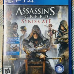 Assassin's Creed: Syndicate (Sony PlayStation 4, 2015) PS4 With Case Tested