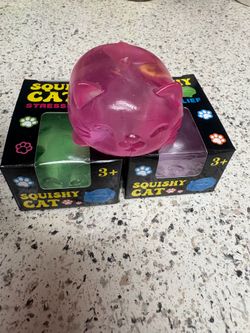 Cat and  jellyfish squishy
