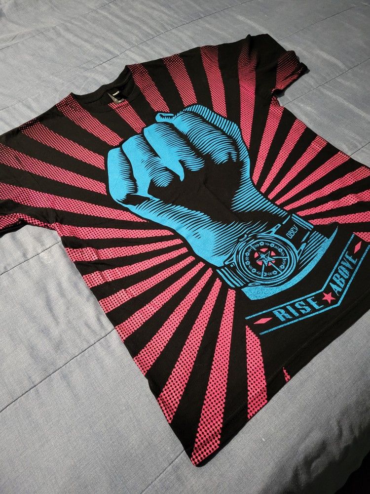 OBEY Rise Above Power to the People XL T-Shirt