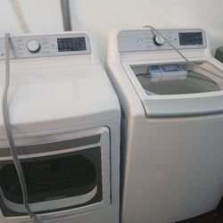 Lg Washer And Dryer Set Electric Topload 
