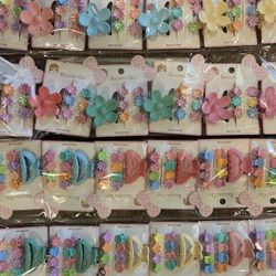Hair Clip Sets $2 Set Or $12 Dozen