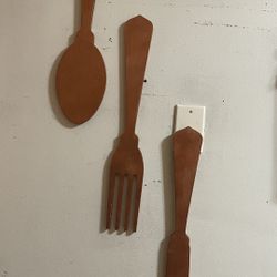 Spoon, fork, knife
