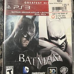 Batman two disc PlayStation three game