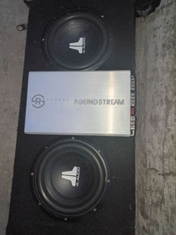 JL AUDIO 10" SUB WOOFERS and Cross Over amps