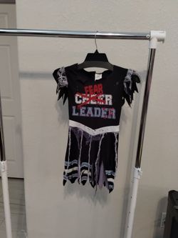 cheerleader zombie costume medium 8-10 Halloween